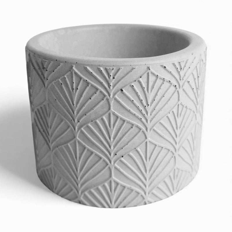 Sodin Blumentopf aus Beton | Ø 10 cm | Filzfüße — Handworkz