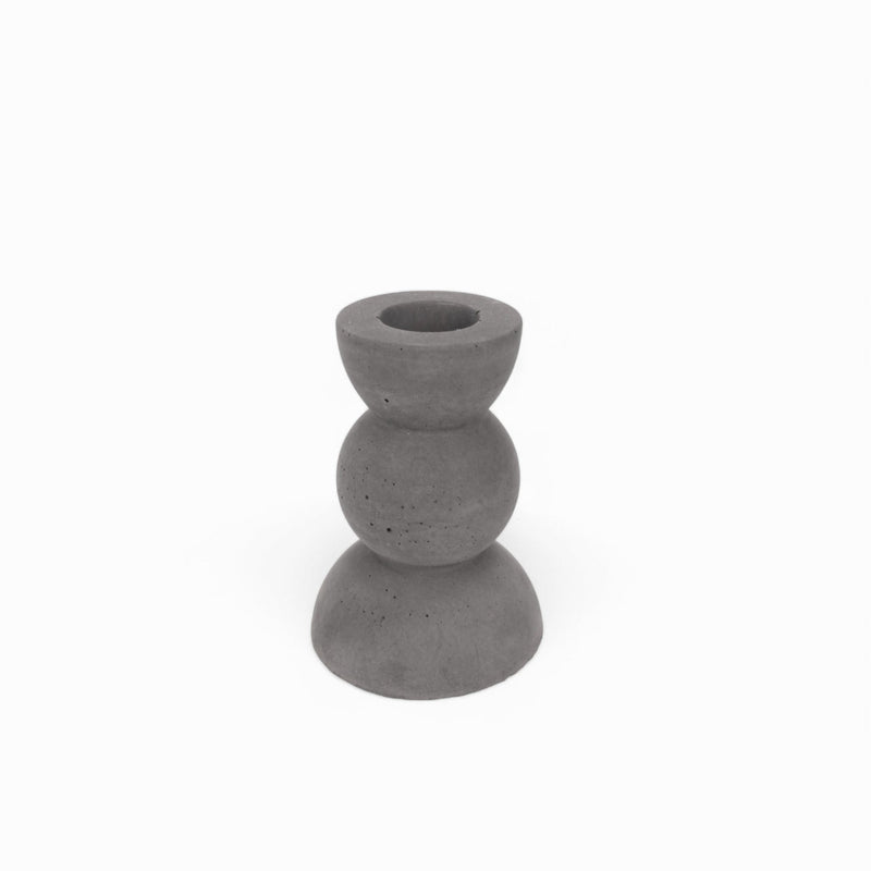 Linn Concrete Candle Holder – Grey & Anthracite — Handworkz