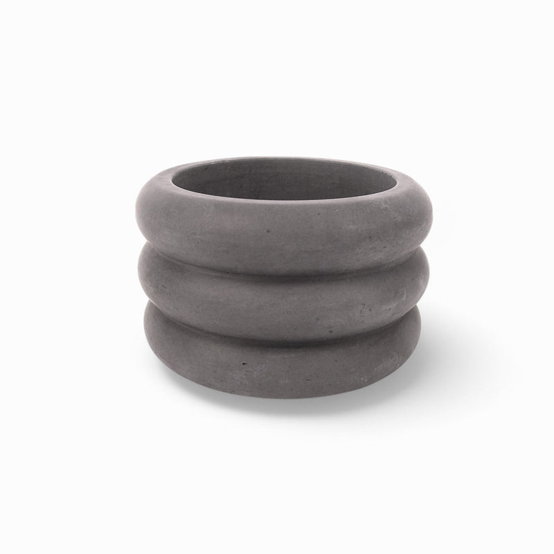 Flori Blumentopf Ø10cm Beton – Handgefertigt Robust Wasserdicht — Handworkz