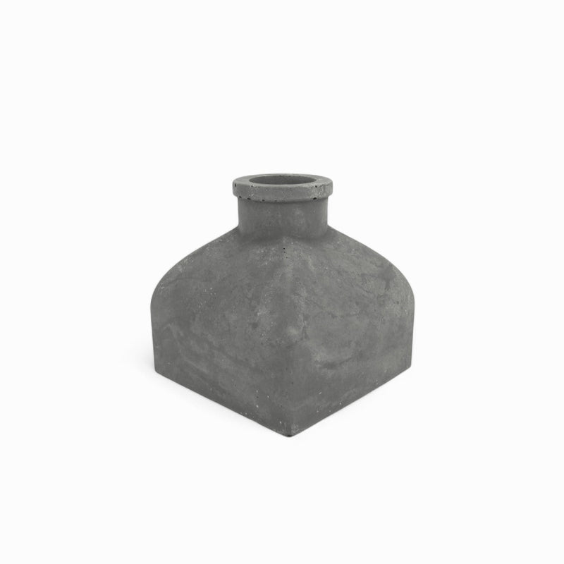 Feyna Concrete Vase – Square Design, Waterproof & Modern — Handworkz