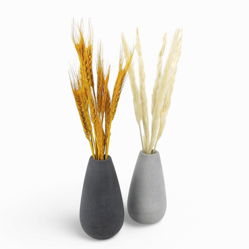 Ipu Vase aus Beton – Handgefertigt, Wasserdicht, Minimalistisch — Handworkz