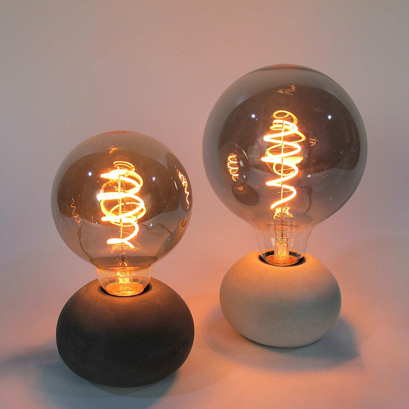 Bubble Tischlampe aus Beton – Dimmbar, E27, Handarbeit — Handworkz