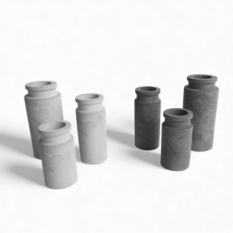 Calon Vase aus Beton – Wasserdicht mit Filzfüßen — Handworkz