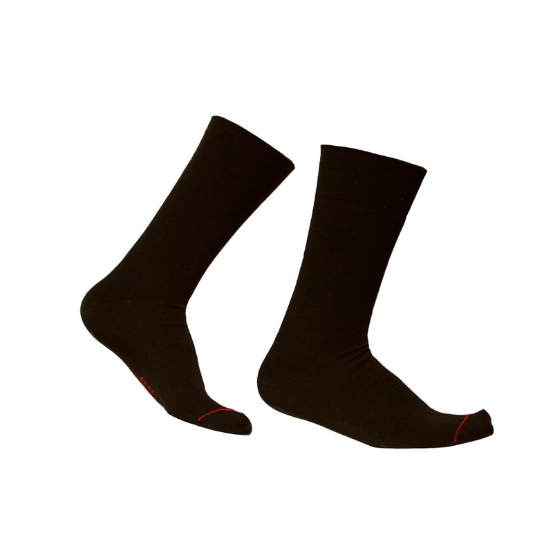 Men's Socks Edition Dailybread – Organic Cotton with Red Accent — Dailybread