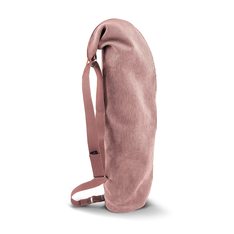 OM YA Yogamatten Tasche Möbelkord Blush – handgefertigt Hamburg — OM YA