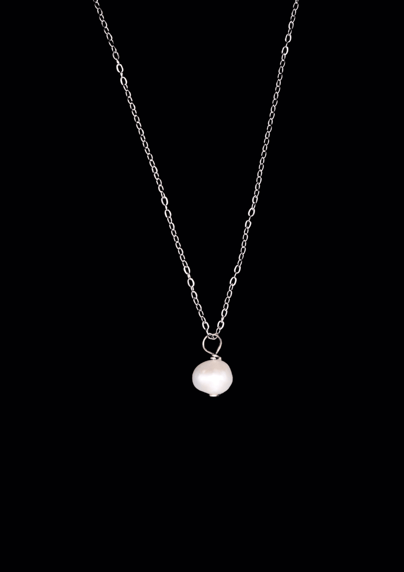 Sandra Necklace – Stainless Steel | Freshwater Pearl | Adjustable — Soorbeet
