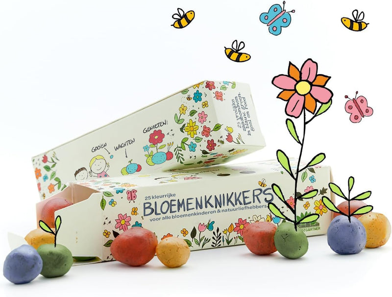 Bloemenknikkers – Handmade Seed Bombs with Natural Dyes — Die Stadtgärtner