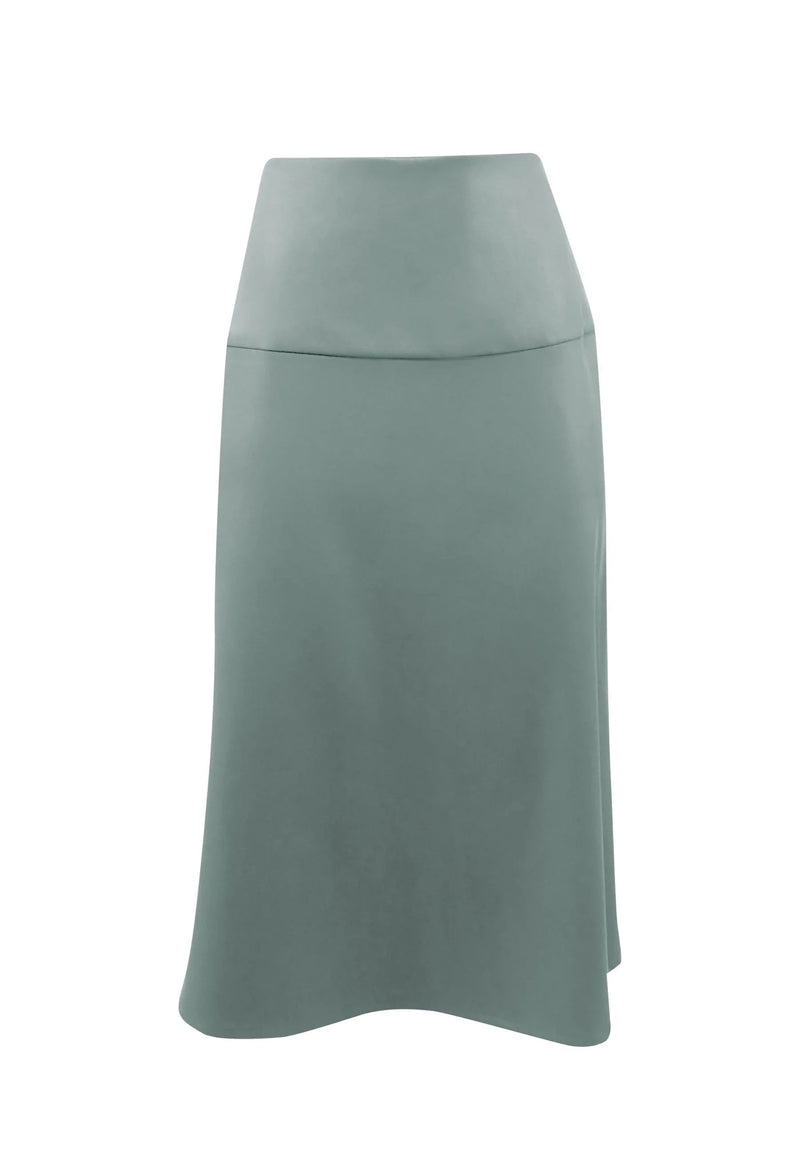 Aline CELI Rock Sustainable Eco-Leather Pineapple Leather Midi Pencil Cut EU Production — Aline CELI