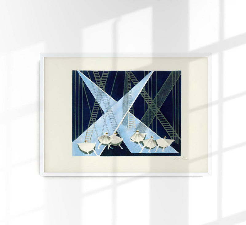 Maquettes for Theatre 7 – Alexandra Exter Art Print — Patroa Studio