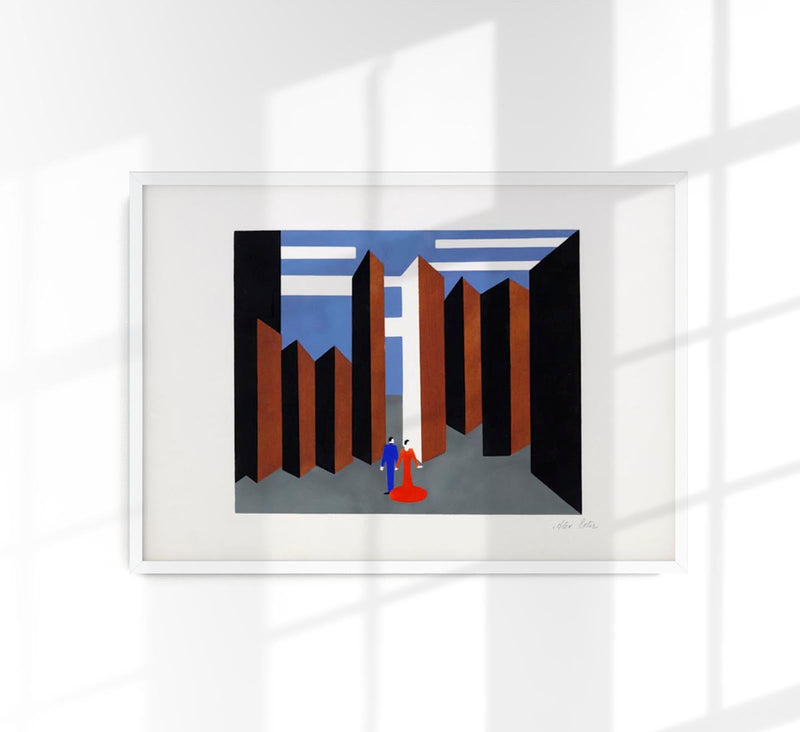 Maquettes for the Theatre 9 – Alexandra Exter Art Print — Patroa Studio