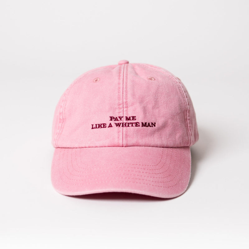 Pay me like a white man Dad Cap Vintage Pink & Berry – arrel — arrel - responsible apparel
