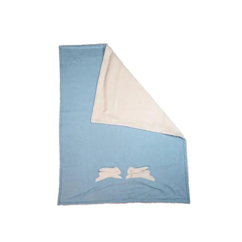 Organic Baby Blanket Bunny 75 x 100 cm Cotton Handmade — Pat & Patty