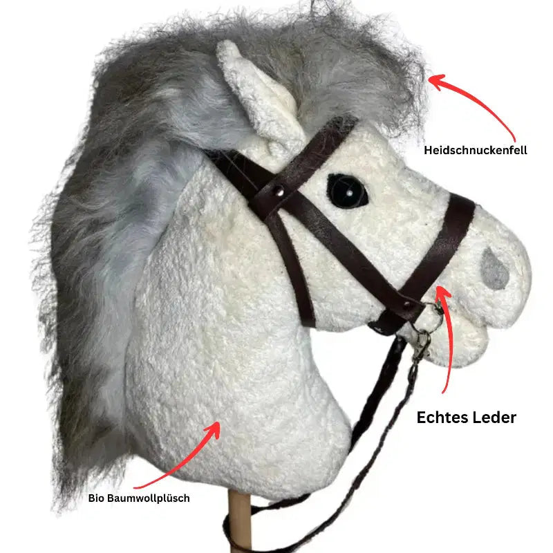 Organic Hobby Horse Pontos – Handmade from Organic Cotton & Virgin Wool — Pat & Patty