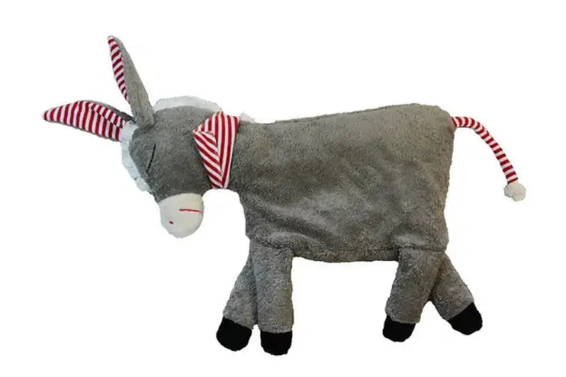Organic Cuddly Pillow Large Donkey - Handmade, GOTS-certified, Natural Material — Pat & Patty