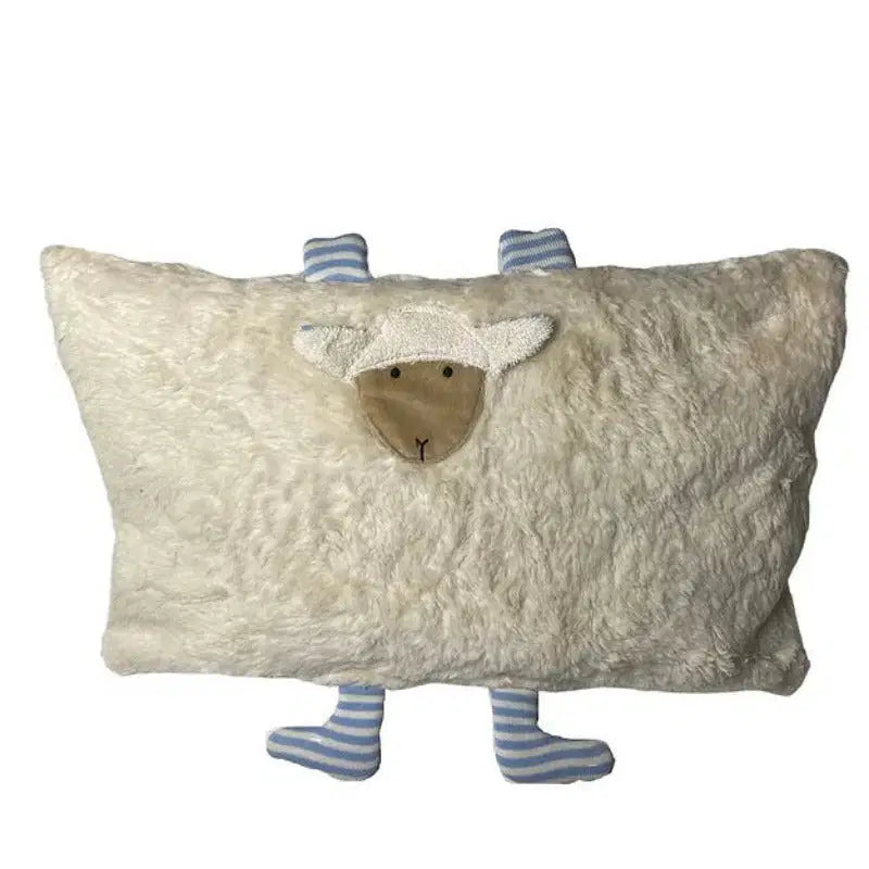 Bio Kuschelkissen Schaf – GOTS Bio-Baumwolle, Spelzfüllung, optional gewichtet — Pat & Patty