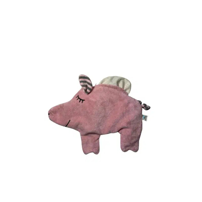 Bio Wärmekissen Schwein – Handgefertigt aus Bio-Baumwolle, mit Dinkel oder Kirschkernen — Pat & Patty