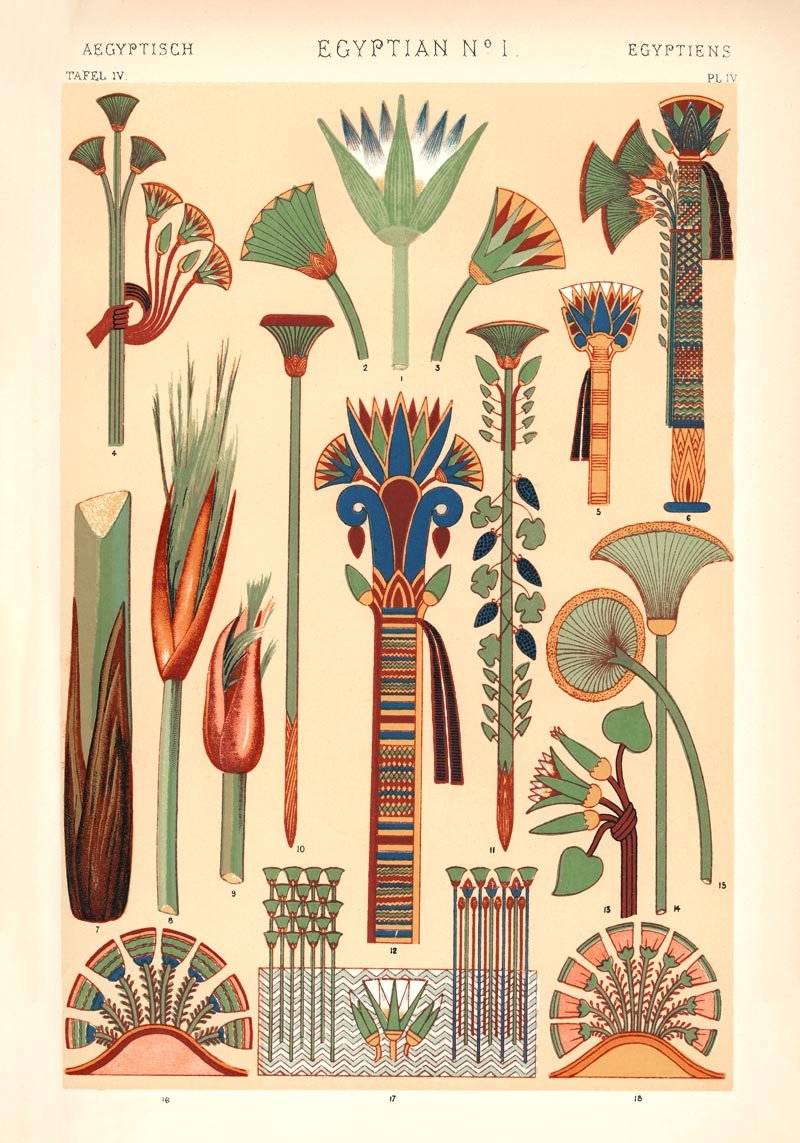 Egyptian Nr 1 by Owen Jones – Kunstdruck Berliner Atelier — Patroa Studio