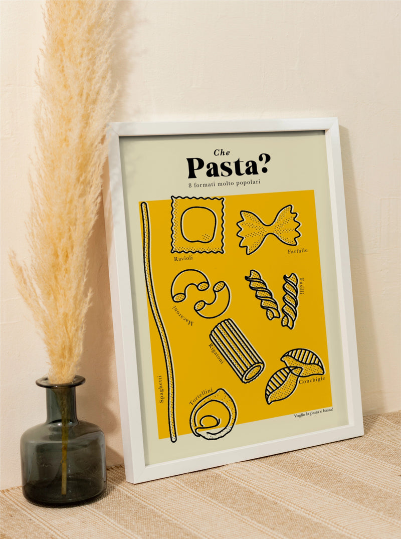 Che Pasta Chart Graphic – S Size Fine Art Print — Patroa Studio