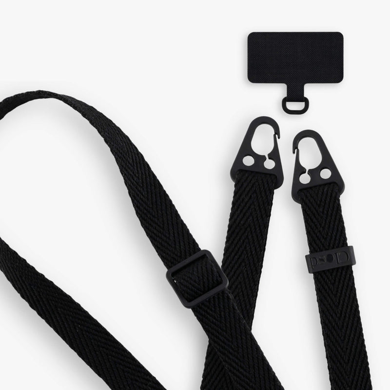 Handykette mit Universal Halterung – Baumwolle & Recyclingkunststoff — Closd