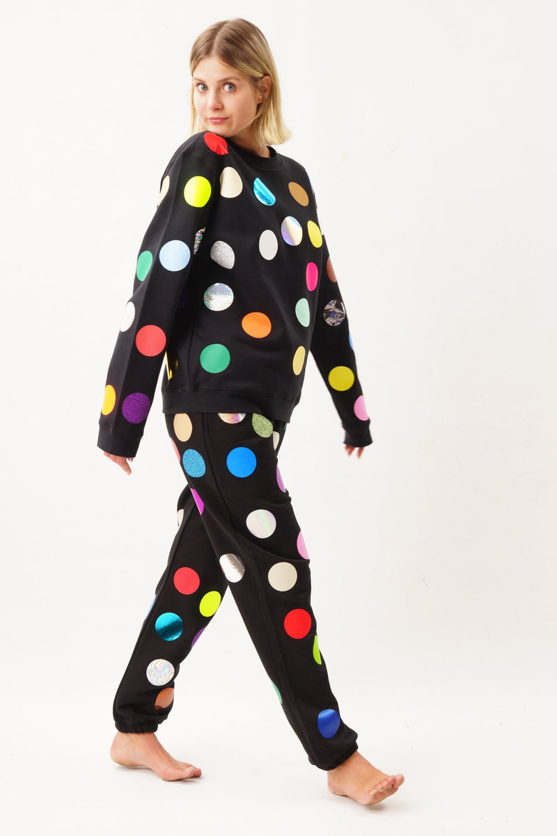 Balls Sweater Multicolor Dots Unisex Allover Print — starstyling