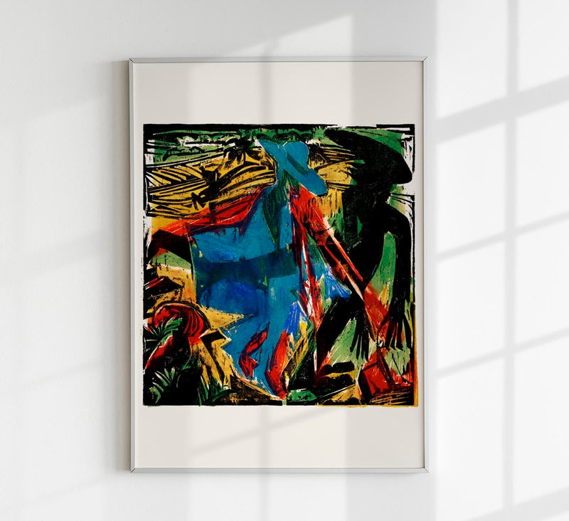 Schlemihl's Encounter – Kunstdruck von Ernst Kirchner — Patroa Studio
