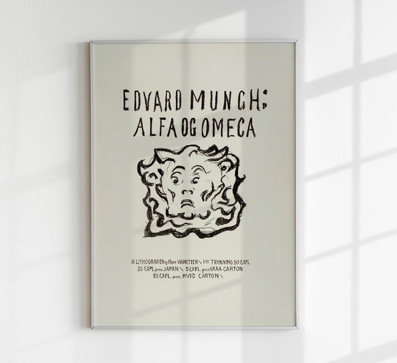Edvard Munch Alpha and Omega Art Poster – 225g Fine Art Paper — Patroa Studio