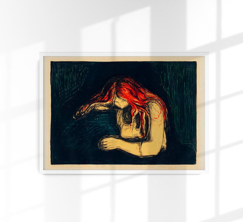 Edvard Munch The Vampire II Art Poster – Art Print — Patroa Studio