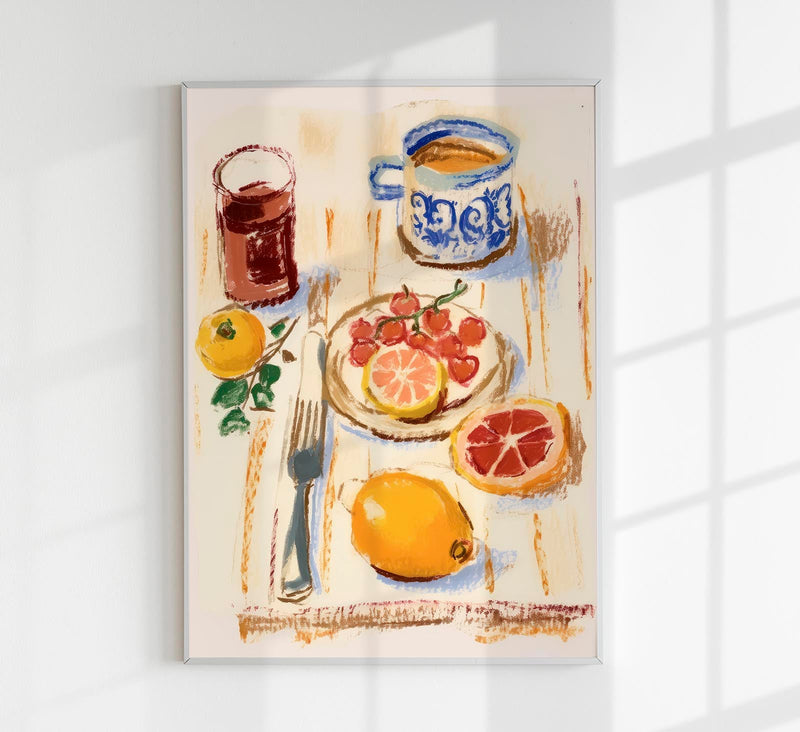 Lunch Break Art Print – Illustration Poster by Patroa Studio — Patroa Studio