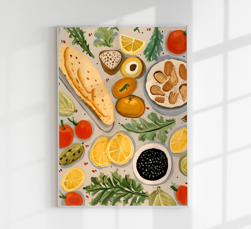 Yummy Table Art Print – Poster von Patroa Studio — Patroa Studio