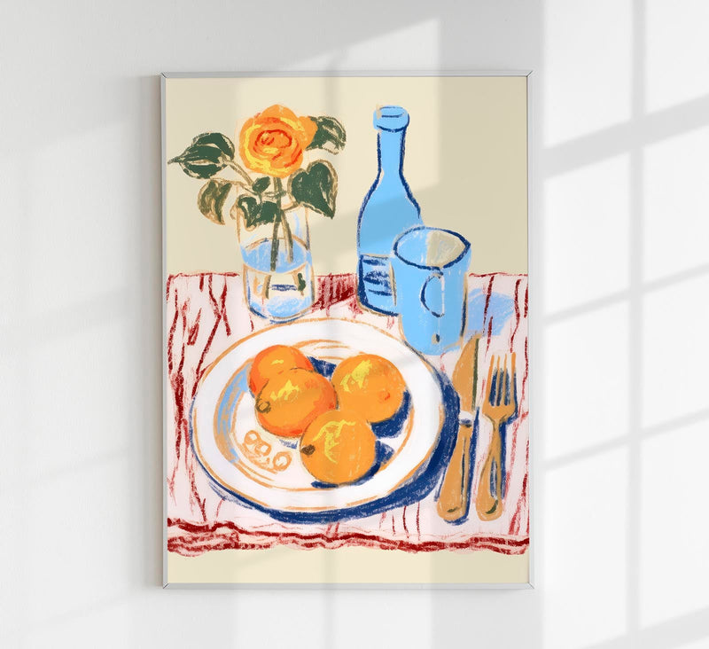 Orange Time! Art Print – Kunstdruck Patroa Studio — Patroa Studio