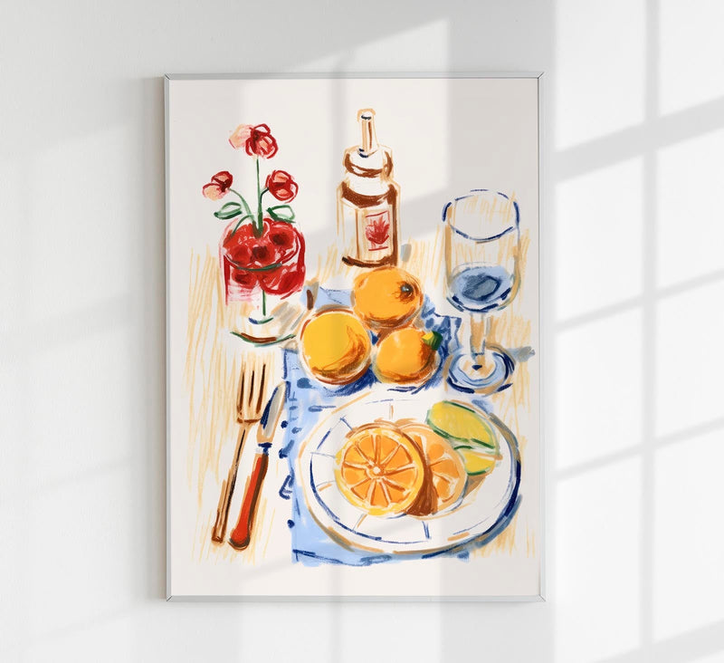 Citric Salad Art Print – Poster by Patroa Studio — Patroa Studio