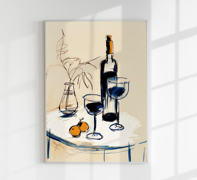 Wine Glasses Art Print – Poster von Patroa Studio — Patroa Studio