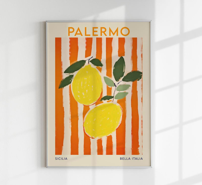 Palermo Travel Food Poster – Illustration Patroa Studio — Patroa Studio