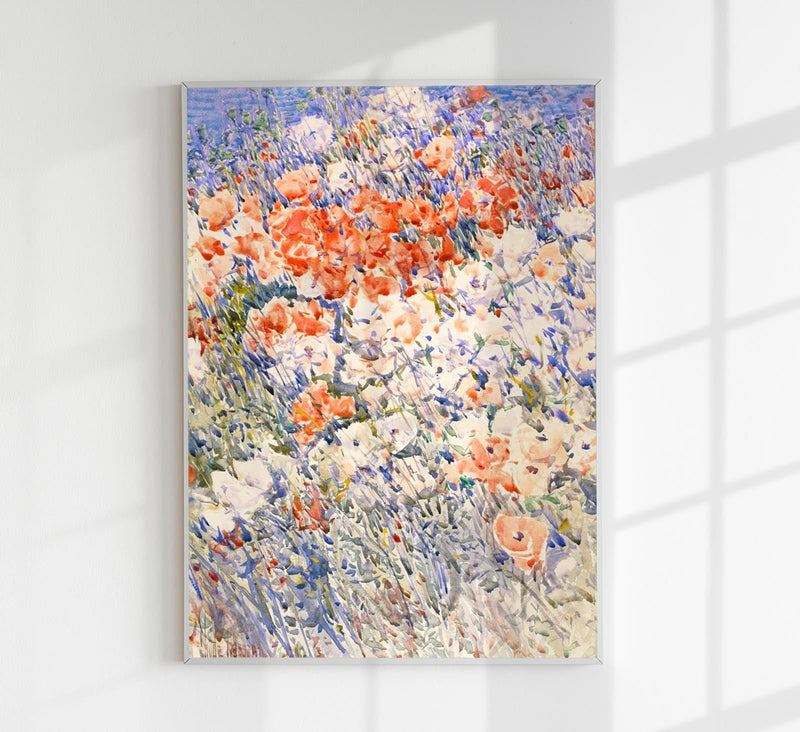 The Island Garden by Frederick Childe Hassam – Kunstdruck Poster — Patroa Studio
