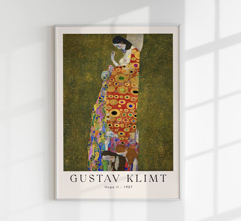 Hope II by Gustav Klimt – Exhibition Poster | Fine Art Print | UV-Resistant — Patroa Studio