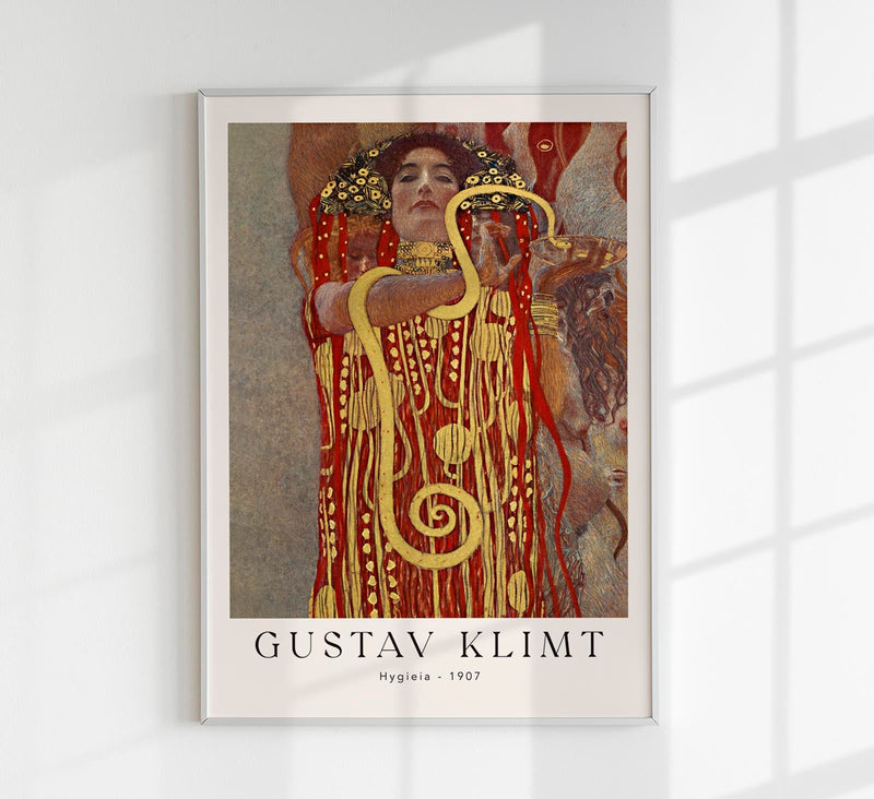 Hygieia by Gustav Klimt – Exhibition Poster | Fine Art Print | UV-beständig — Patroa Studio