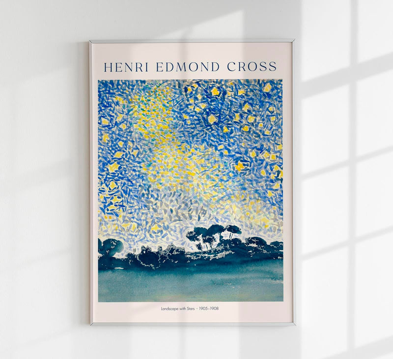 Landscape with Stars – Fine Art Print Henri Edmond Cross | Premium Art Print — Patroa Studio