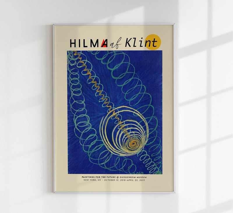 Hilma af Klint Exhibition Poster Primordial Chaos Nr. 16 – Fine Art Print UV-resistent — Patroa Studio