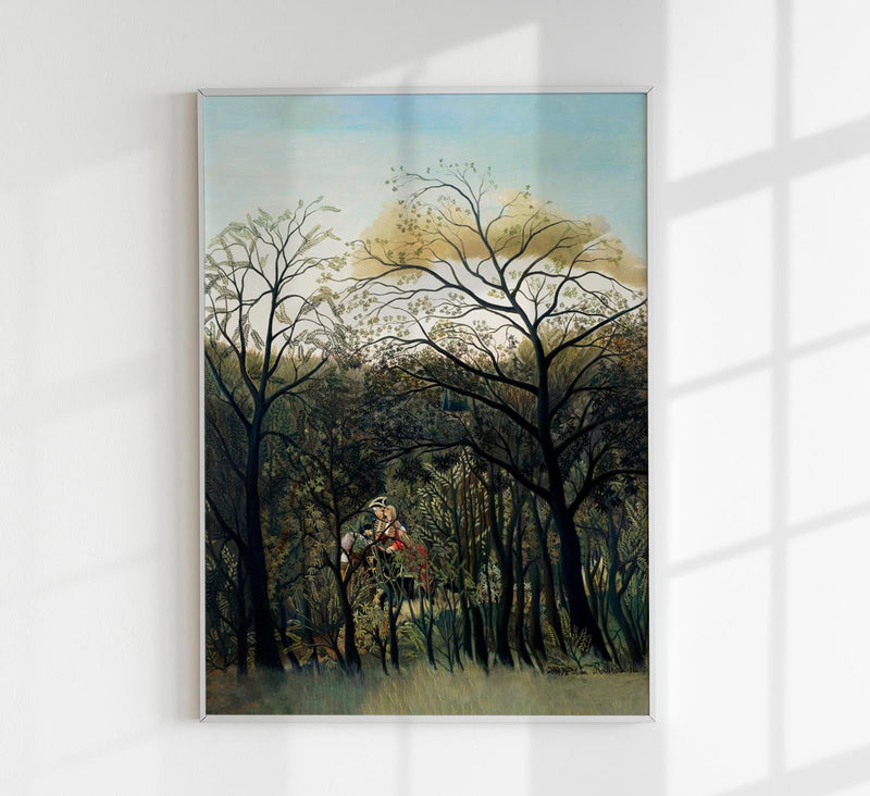 Rendez-vous in the Forest – Kunstdruck nach Henri Rousseau — Patroa Studio