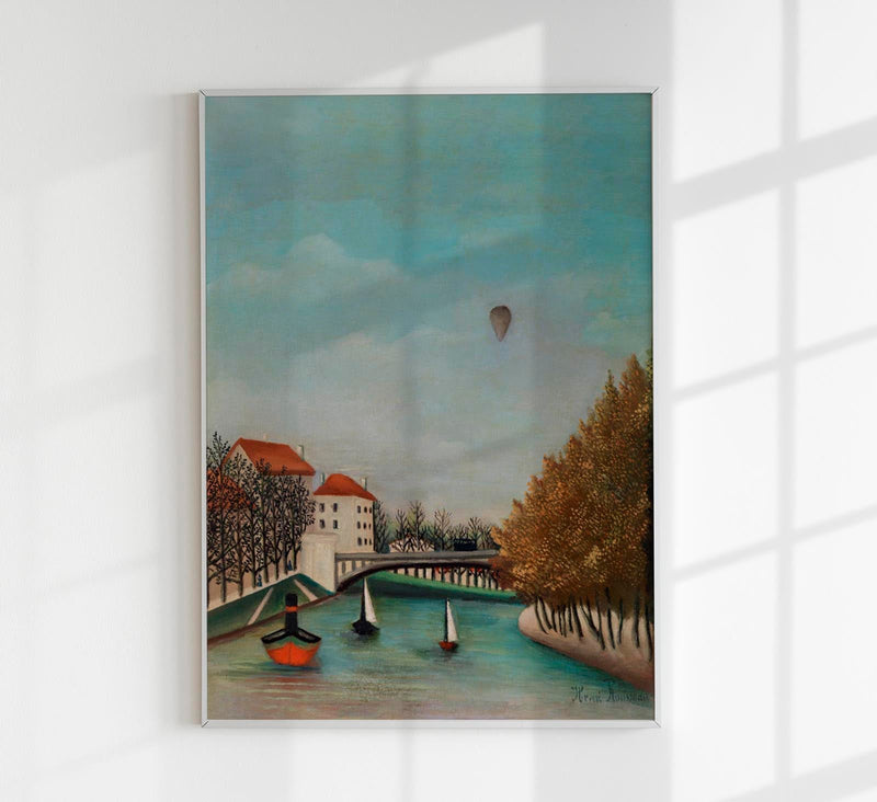 Study for View by Rousseau Art Print – Kunstdruck nach Henri Rousseau — Patroa Studio