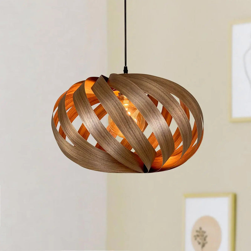Pendant Lamp Serentia Walnut 55 cm Handmade Cologne — Gofurnit