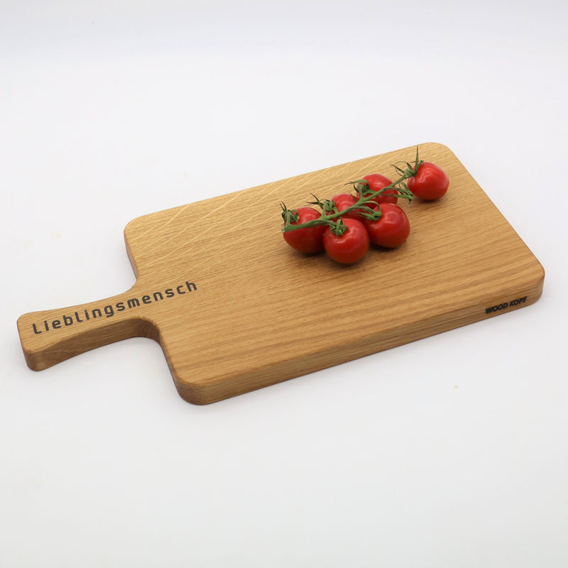 CULINA Oak Chopping Board 40 x 20 cm with Engraving — Woodkopf
