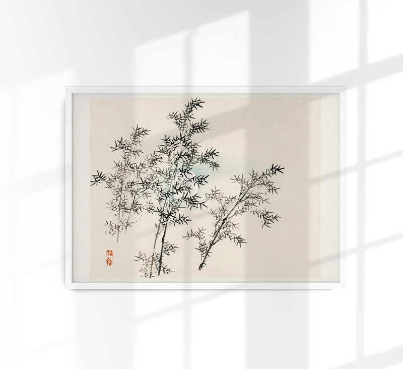 Bamboo by Kōno Bairei Poster – Japanese Art Print Fine Art — Patroa Studio