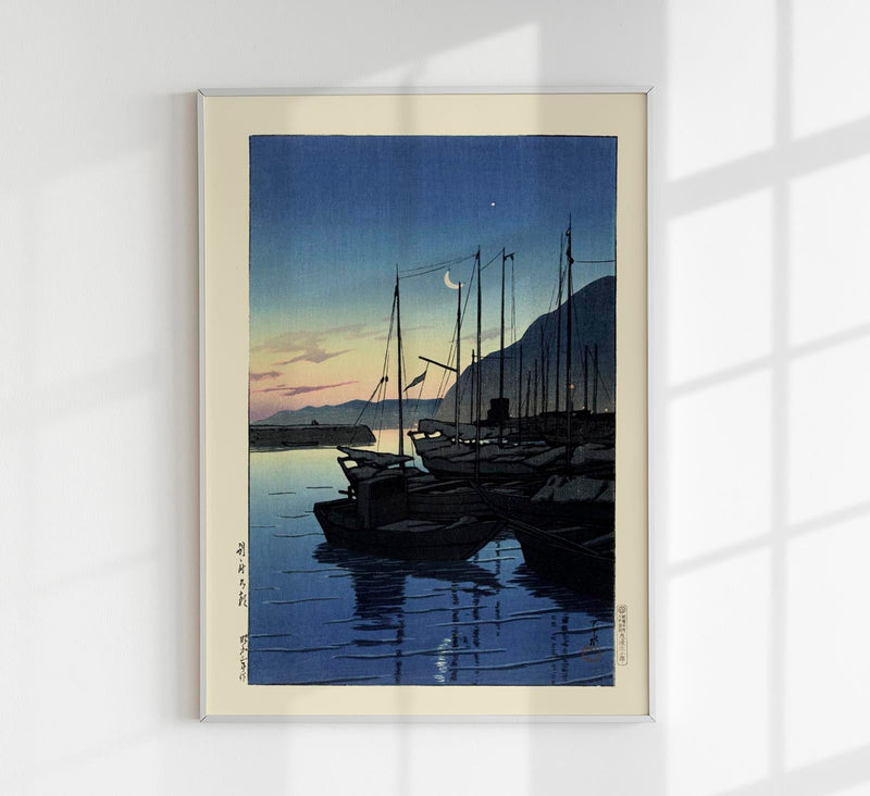 Morning in Beppu – Hasui Print | Fine Art Poster | UV-resistant — Patroa Studio