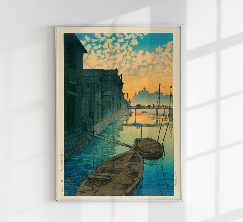 Morning at Onegishi – Hasui Print | Fine Art Poster | UV-Resistant — Patroa Studio