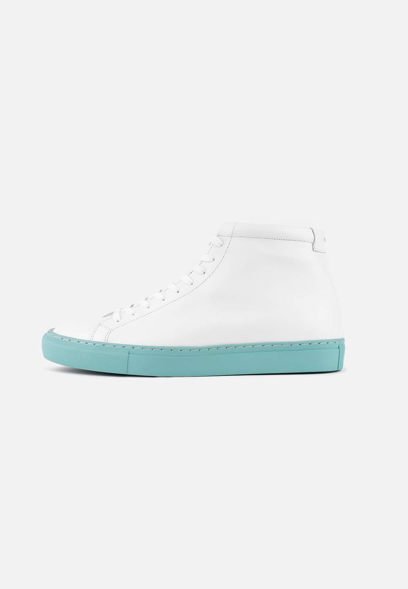 kūlson Ocean Sneaker Dunkelblaues Rindsleder Handmade Portugal — Kulson