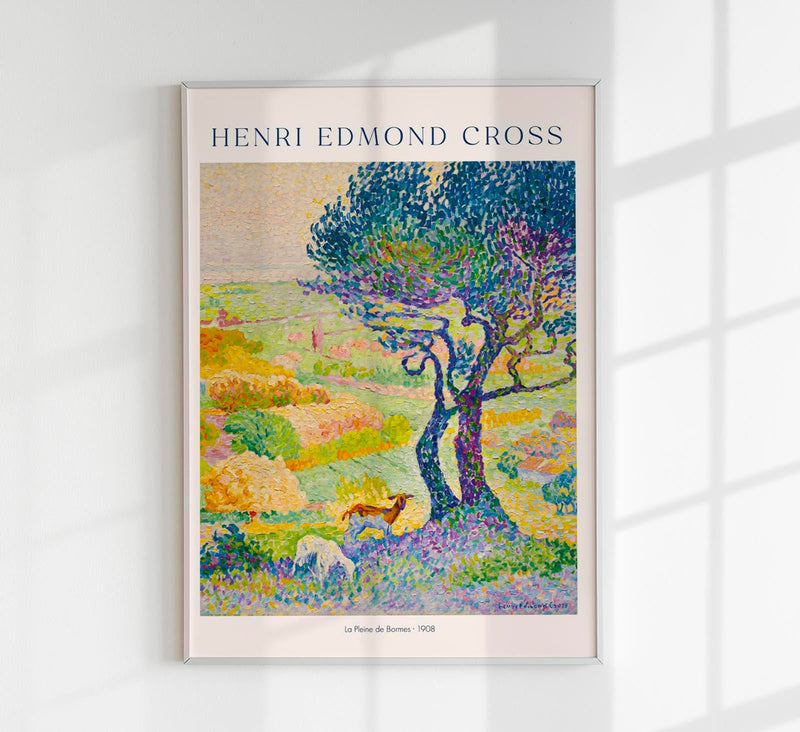 La Plage de Bormes by Henri Edmond Cross – Pointillism Art Print | Coastal Light — Patroa Studio