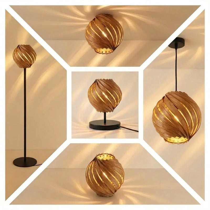 Lampshade "Gemma" made of Olive Ash - Handmade in Cologne — Gofurnit
