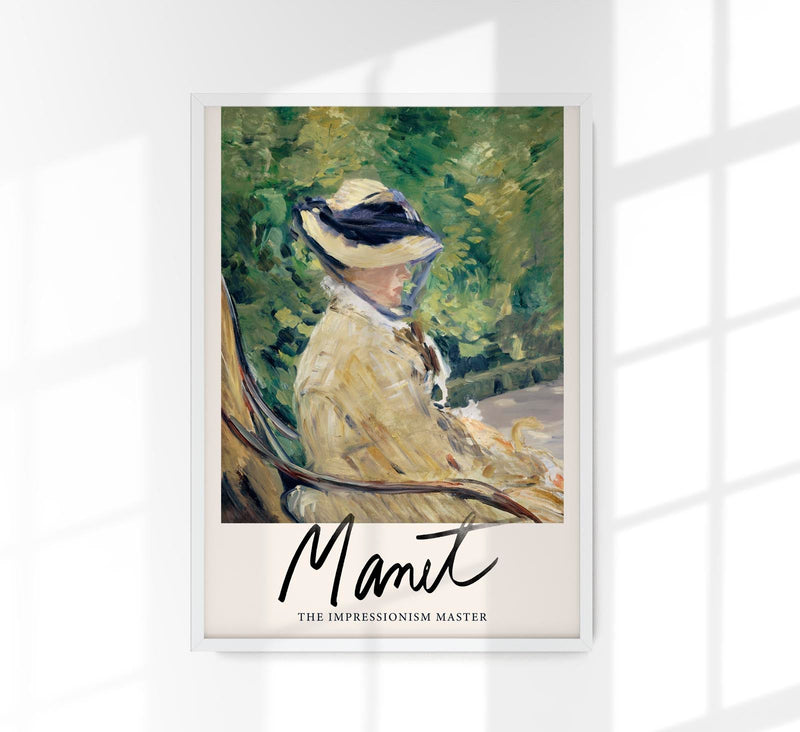 Madame Manet by Manet Exhibition Poster – Art Print — Patroa Studio