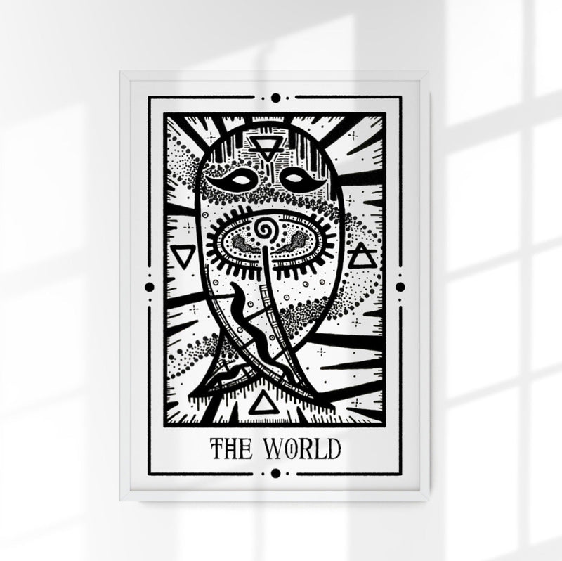 The World Mystic Tarot Poster by Tiny Mystic Creatures – Art Print Berlin — Patroa Studio